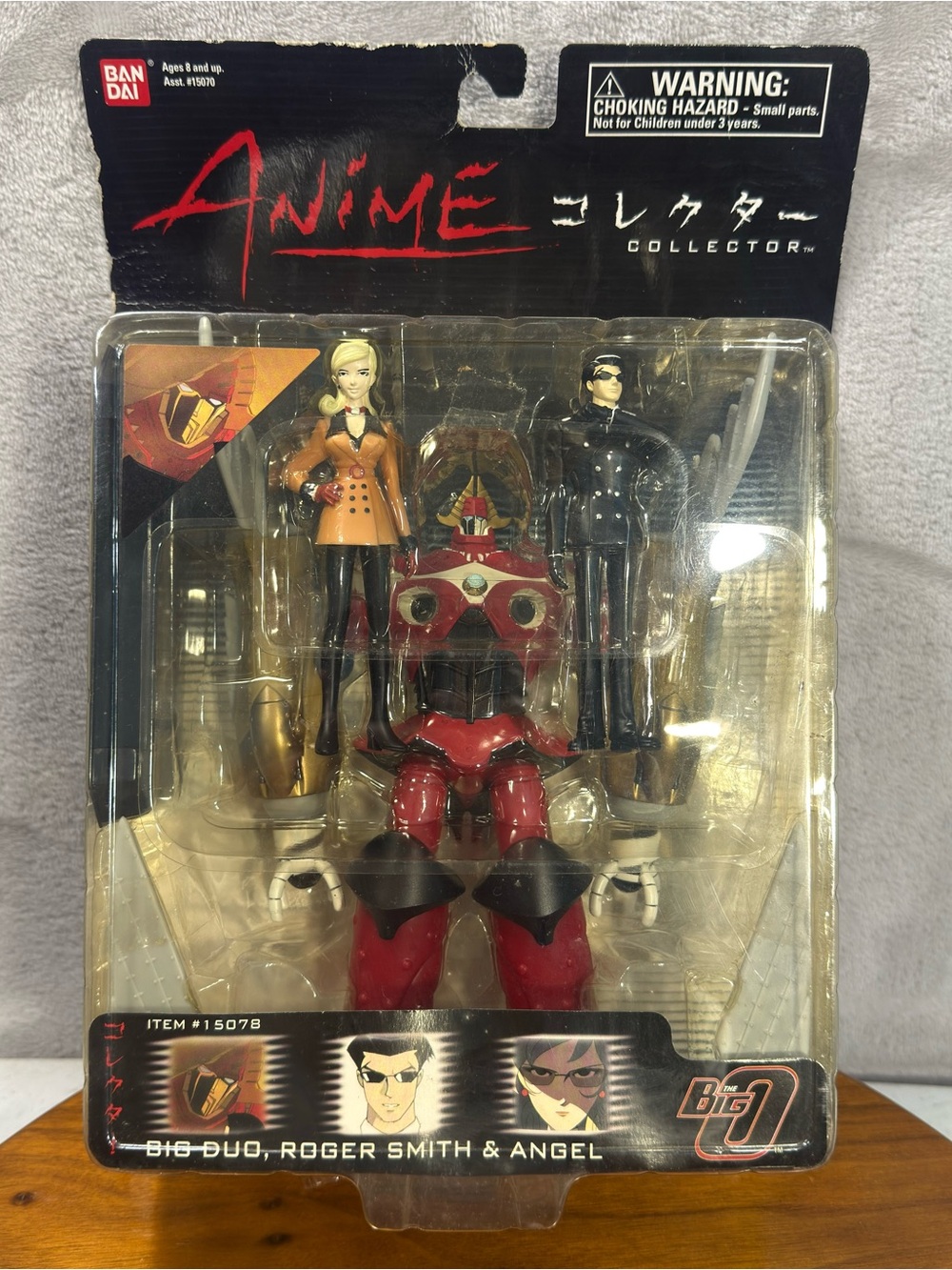 2001 Bandai The Big O Anime Collector Figurine Big Duo Roger Smith & Angel